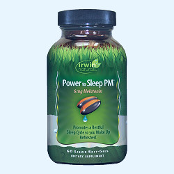 Amazon.com: Irwin Naturals Power to Sleep PM - 60 Liquid Soft-Gels - with  6mg Melatonin, GABA, Ashwagandha, Valerian Root & L-Theanine - 30 Servings  : Health & Household